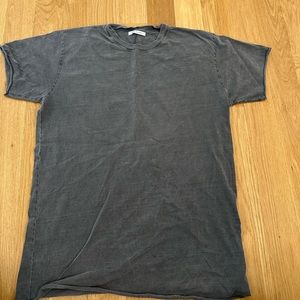 John Elliot Tee ribbed/boxed sz small wash grey
